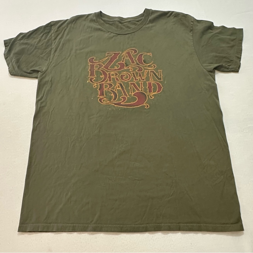 Zac Brown Band 2012 Tour Tee Graphic Shirt Vintage Style